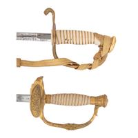Lot of 2 US Swords Including: Navy Model 1852 and Model 1860 Staff & Field