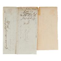 Hancock, John (1737-1793). Partly printed document signed ("John Hancock"), to Henry Gardner, Treasurer, Boston, 29 November 1780.