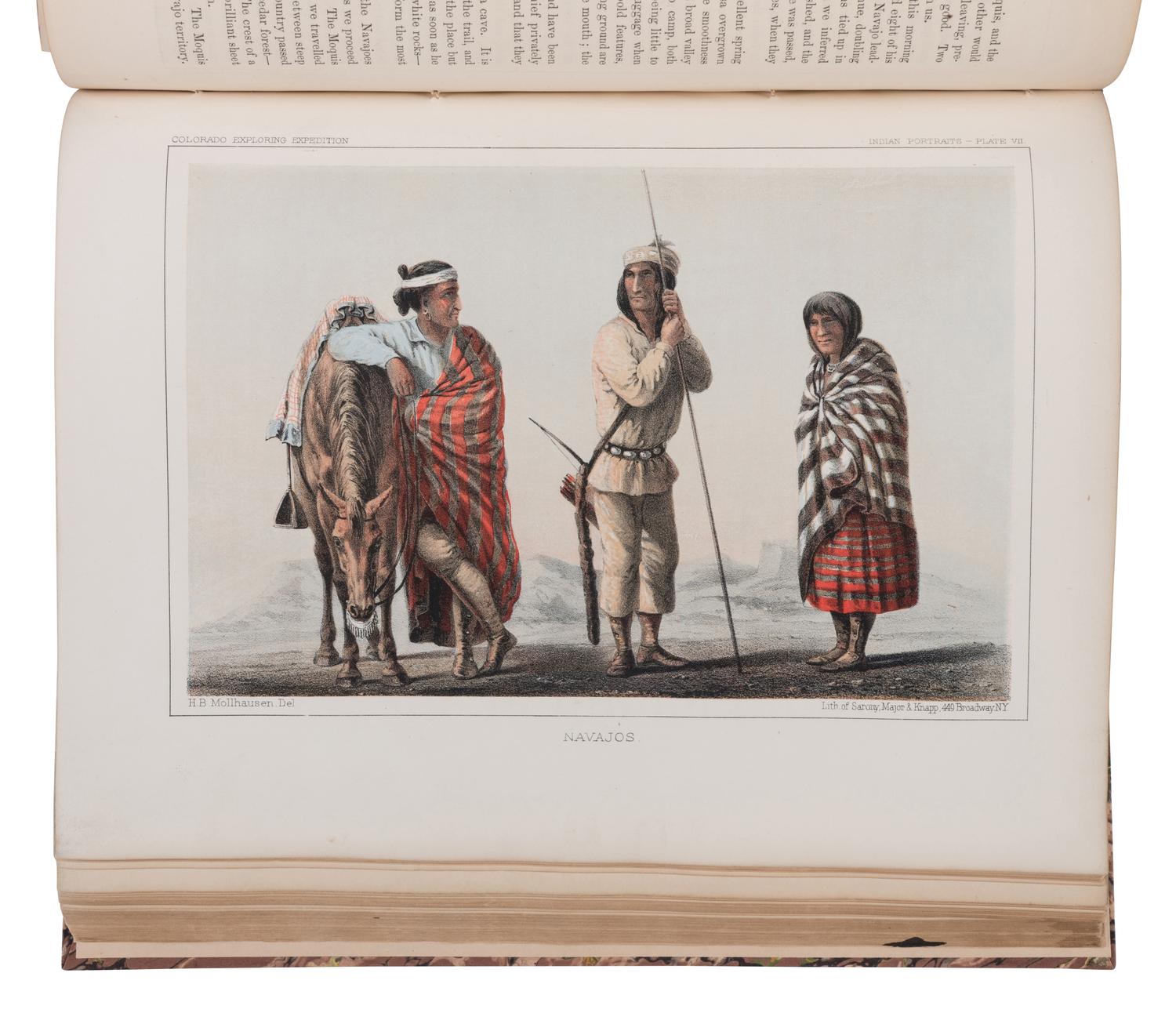 [AMERICANA]. IVES, Joseph Christmas, Lieut. (1829-1868). Report Upon the Colorado River of the West . Washington, D.C.: Government Printing Office, 1861.