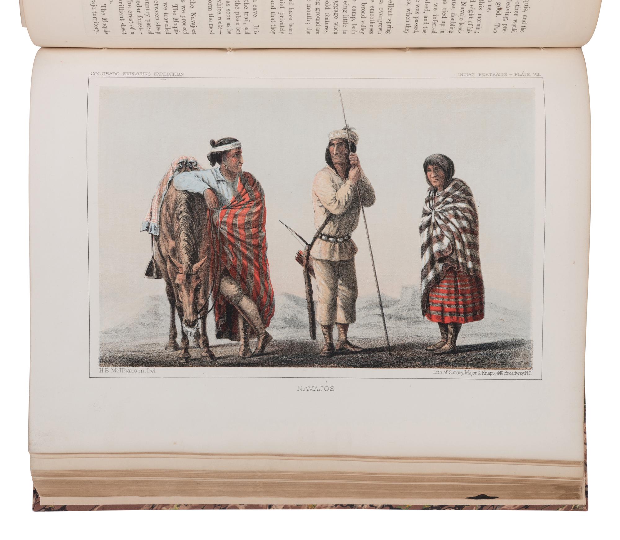 [AMERICANA]. IVES, Joseph Christmas, Lieut. (1829-1868). Report Upon the Colorado River of the West . Washington, D.C.: Government Printing Office, 1861.