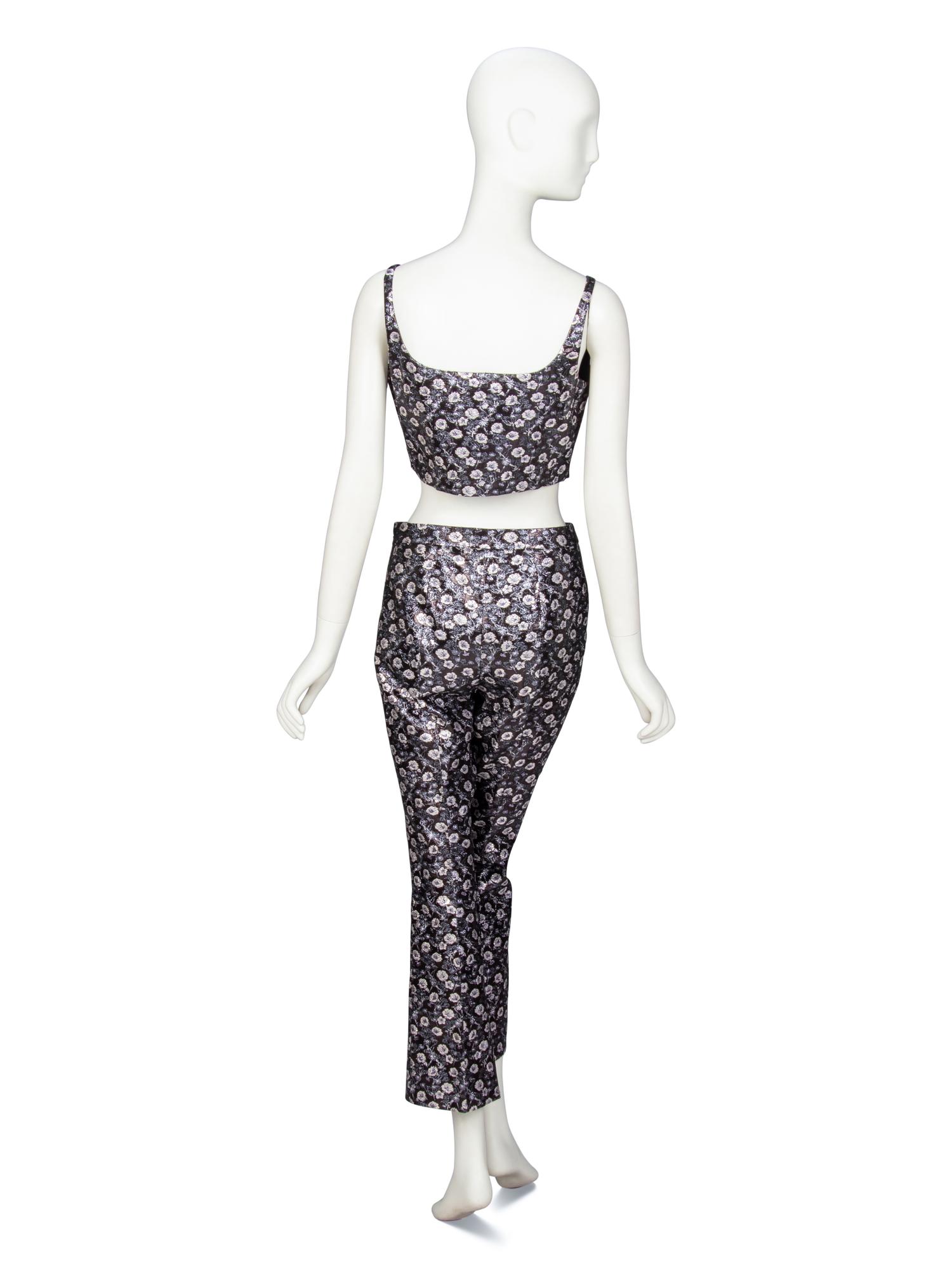 PRADA, FLORAL BROCADE ENSEMBLE