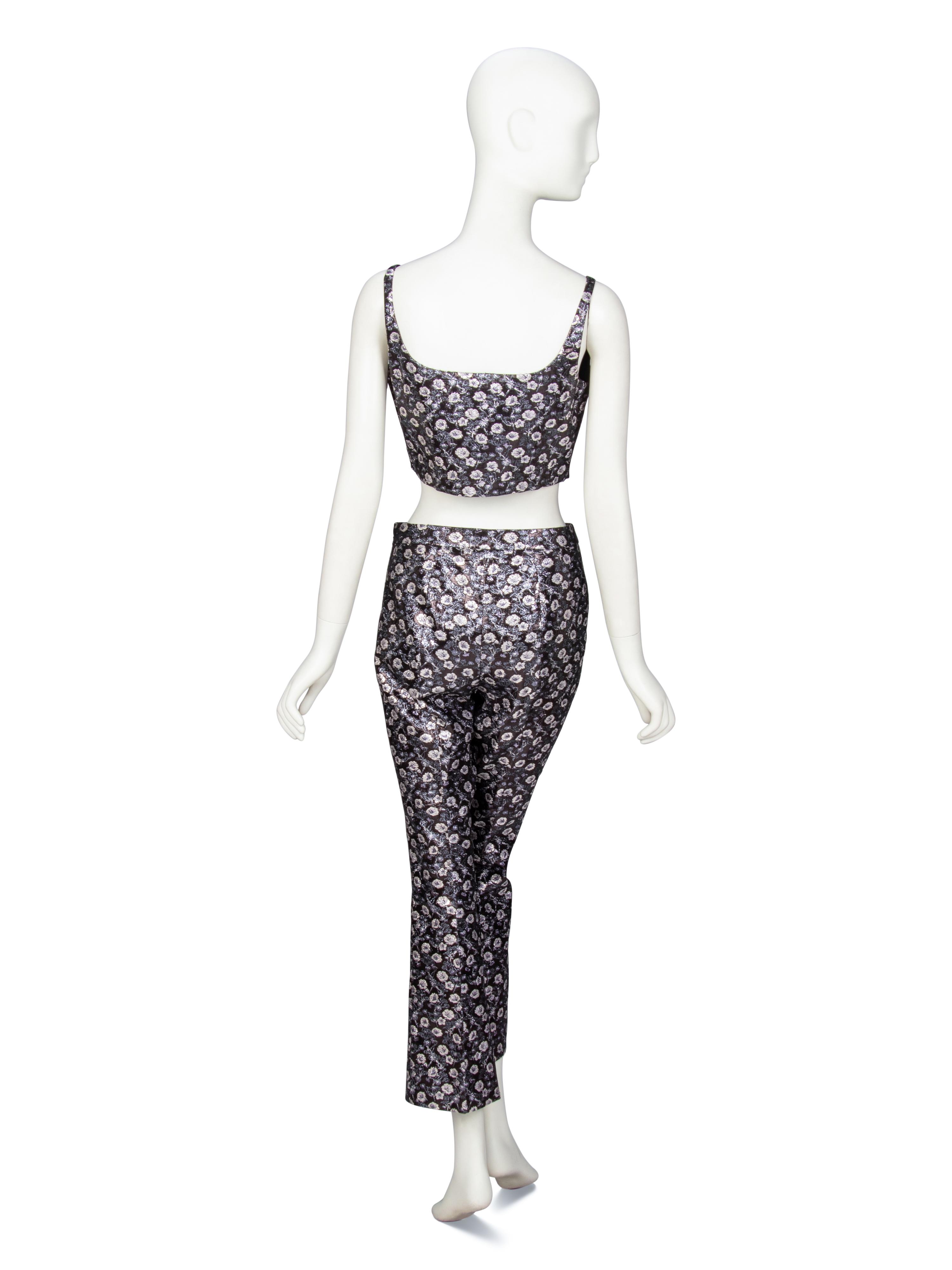 PRADA, FLORAL BROCADE ENSEMBLE