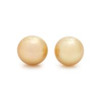 CULTURED GOLDEN SOUTH SEA PEARL EARRINGS