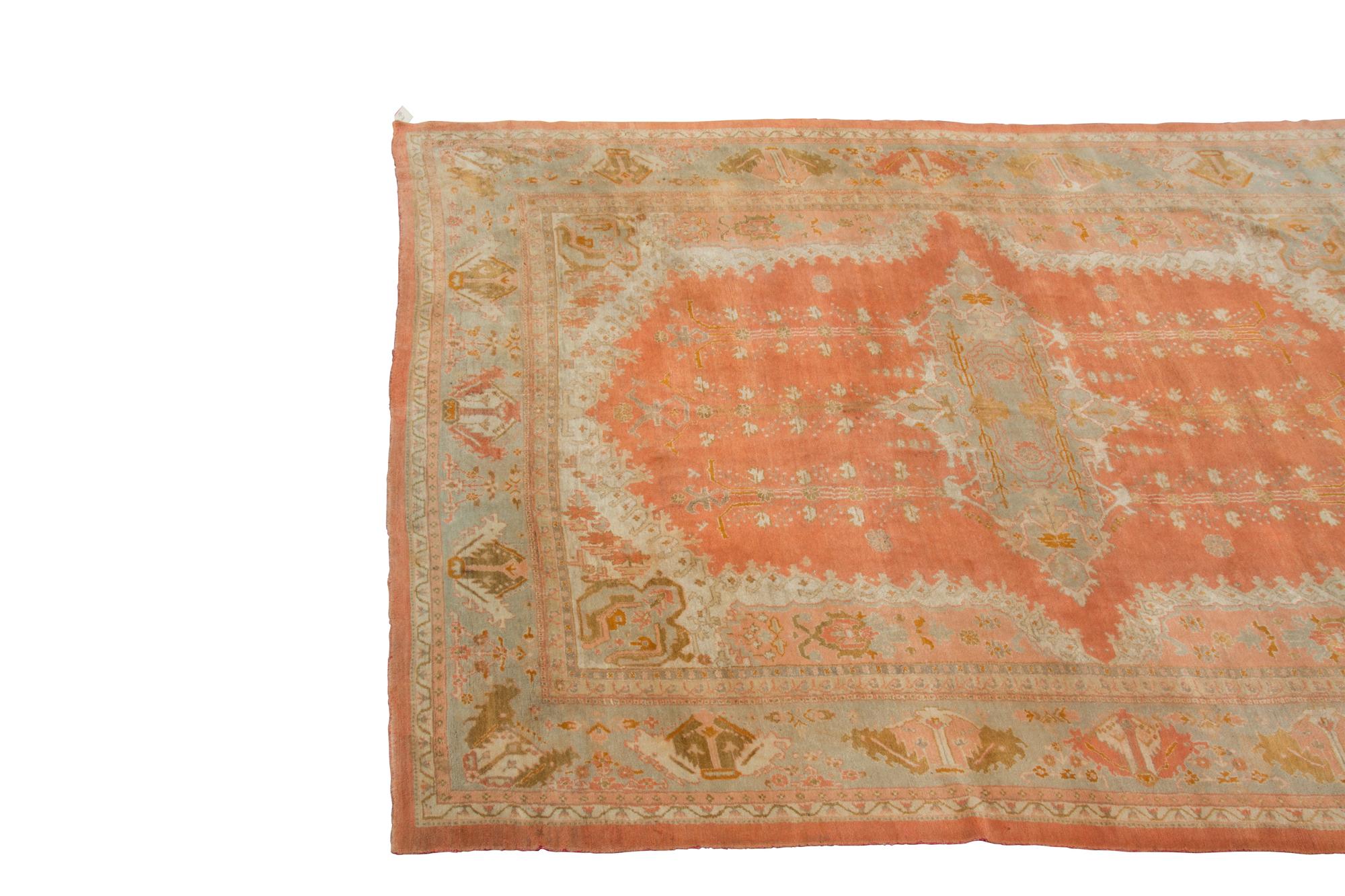 An Oushak Carpet 16 feet 10 inches x 12 feet 10 inches. — 20TH CENTURY