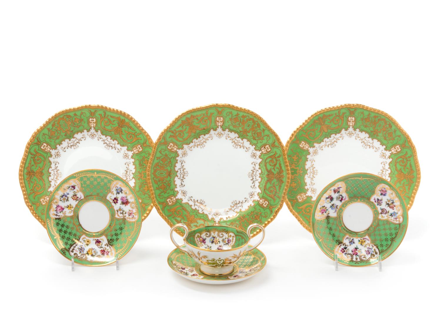 A Group of English Porcelain Articles