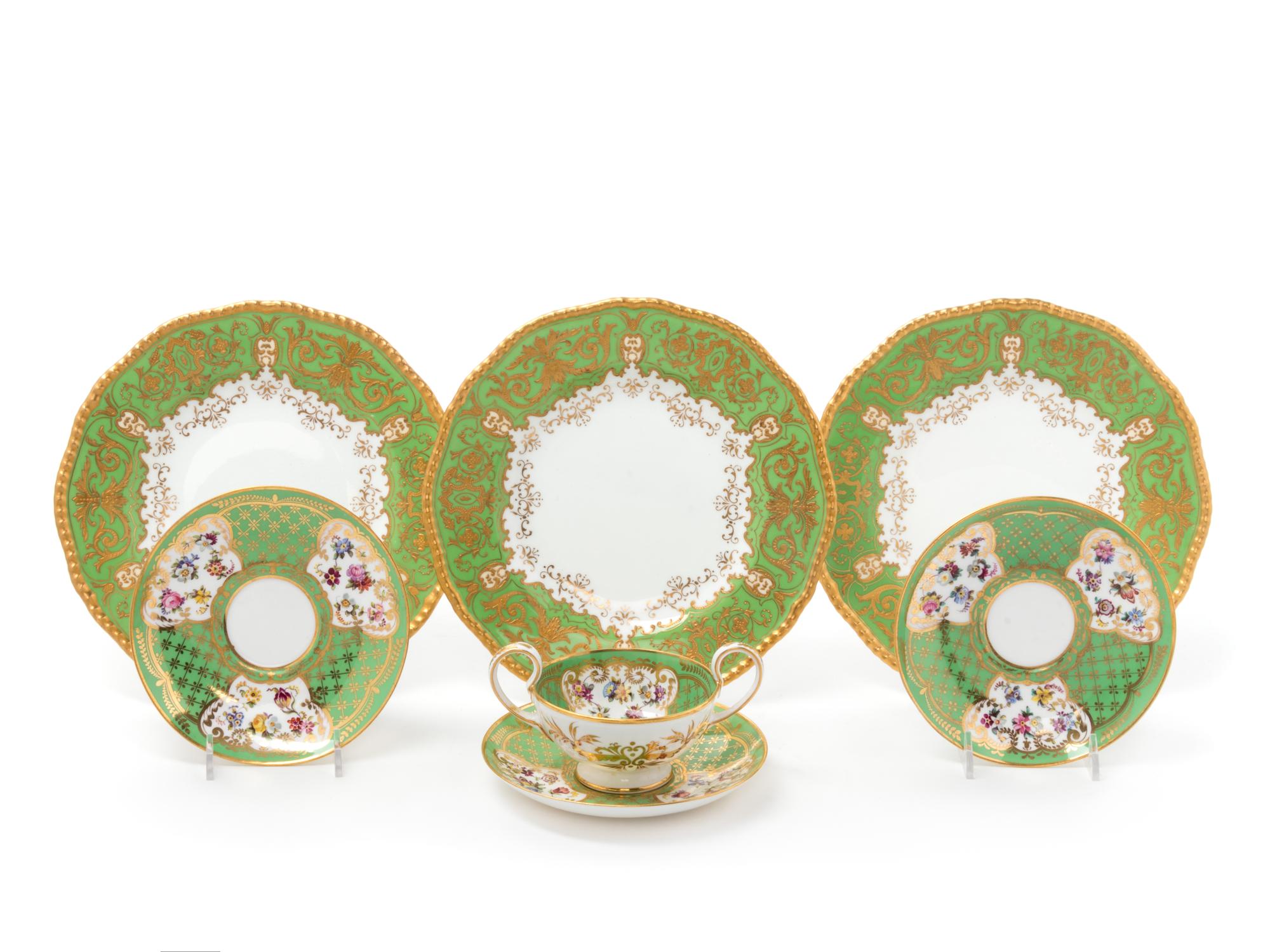 A Group of English Porcelain Articles