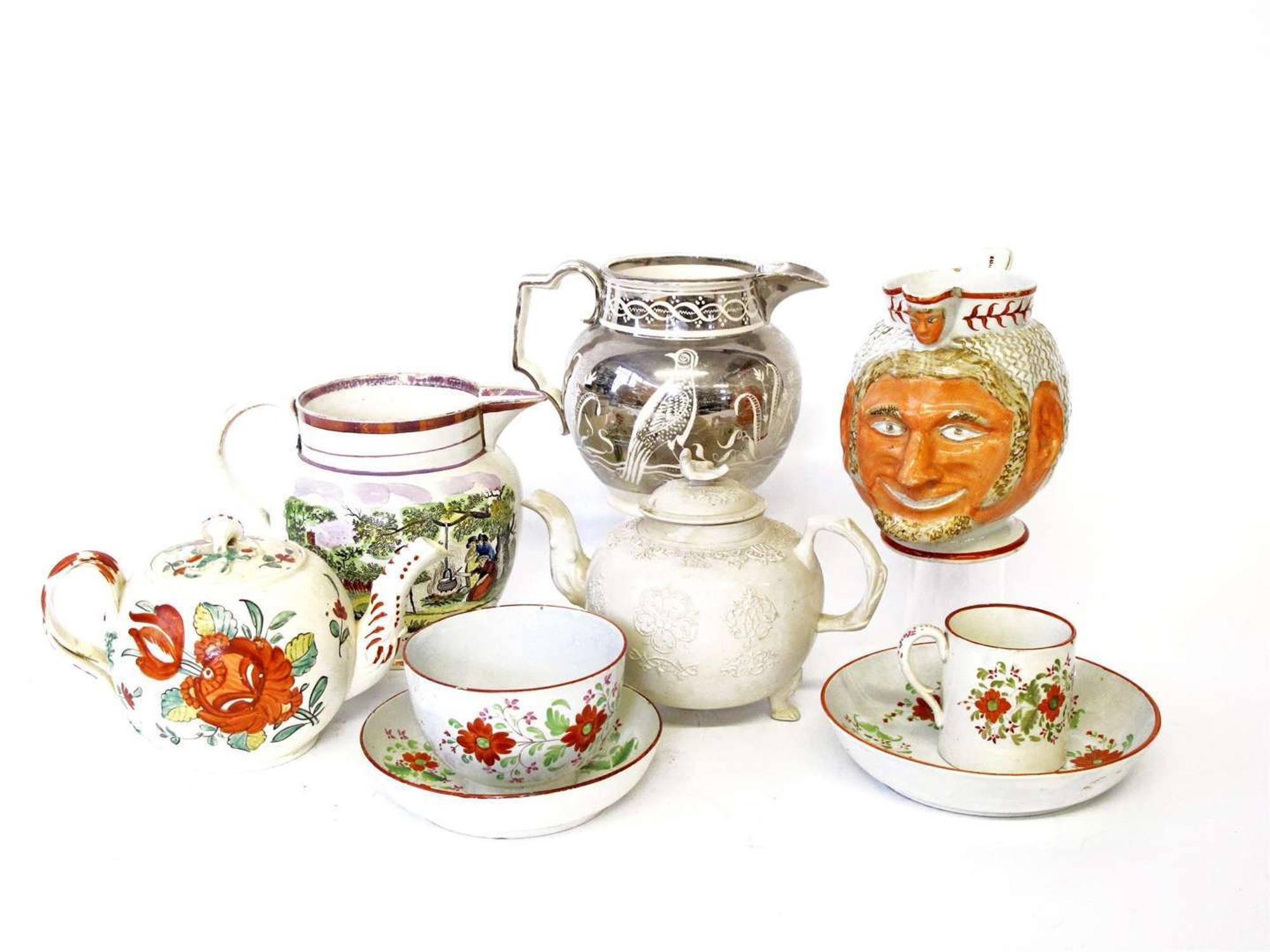 Group of English ceramic tablewares late 18th/19th century