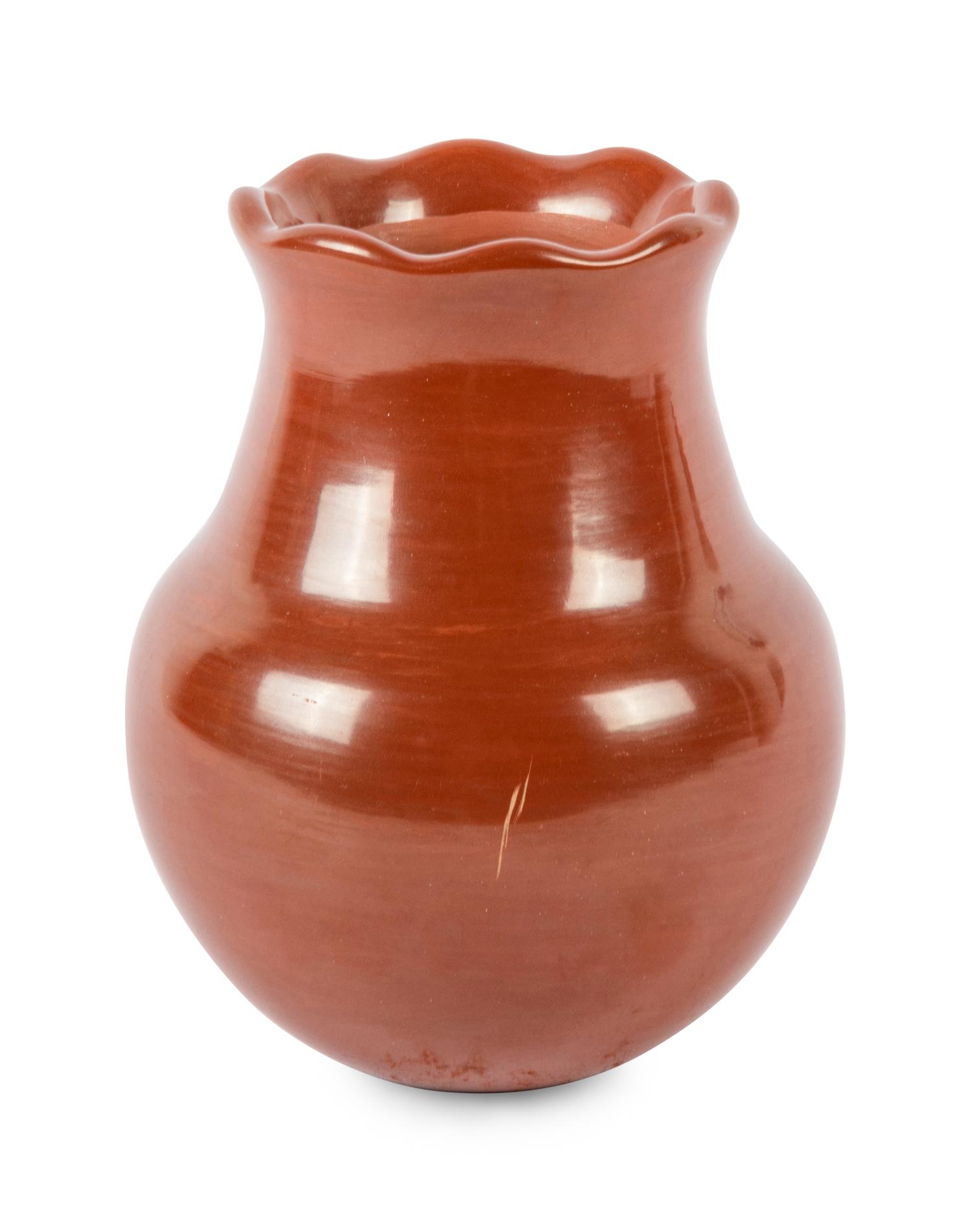 Redware Pottery Vase