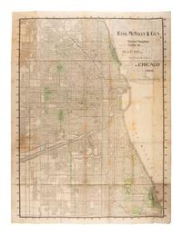[MAPS & ATLASES - CHICAGO]. A group of Chicago maps, comprising: