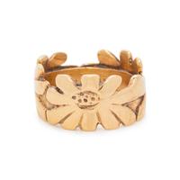 YELLOW GOLD FLOWER MOTIF RING