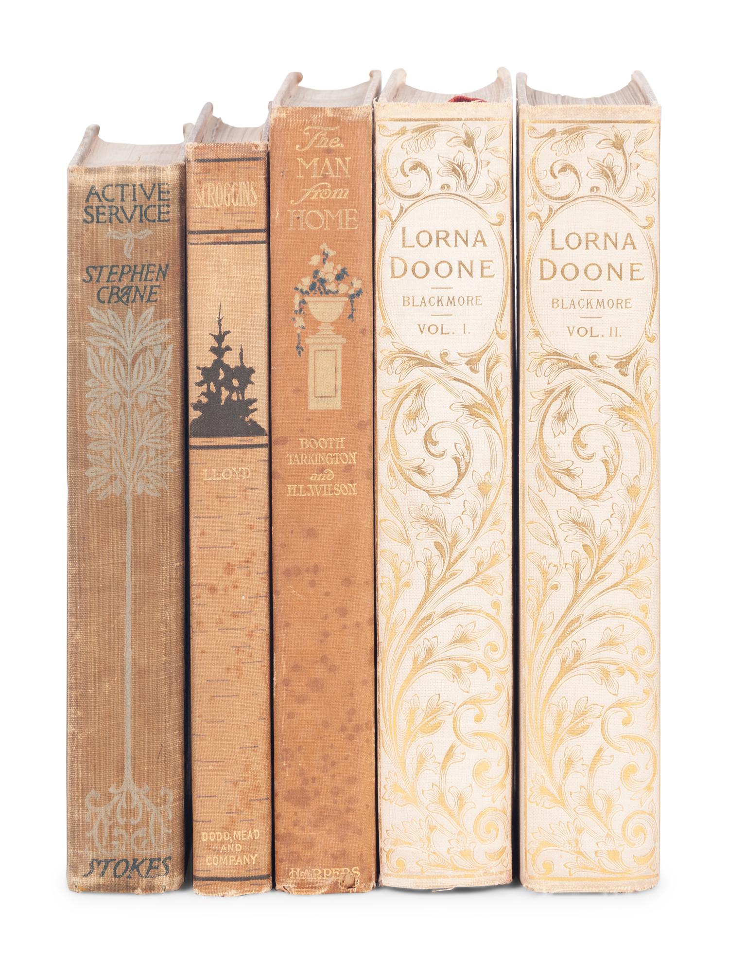 [BINDINGS] -- [PUBLISHER'S CLOTH]. A group of 4 works, comprising: