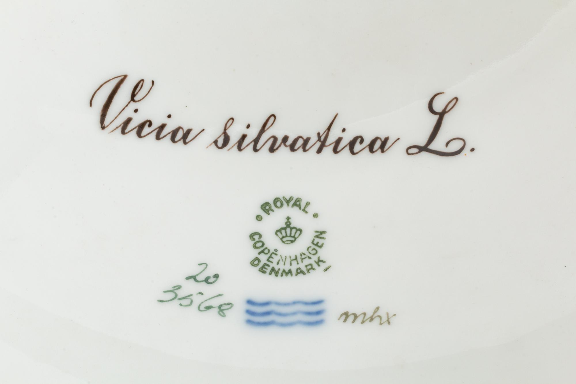 A Pair of Royal Copenhagen Flora Danica Porcelain Covered Entrée Dishes