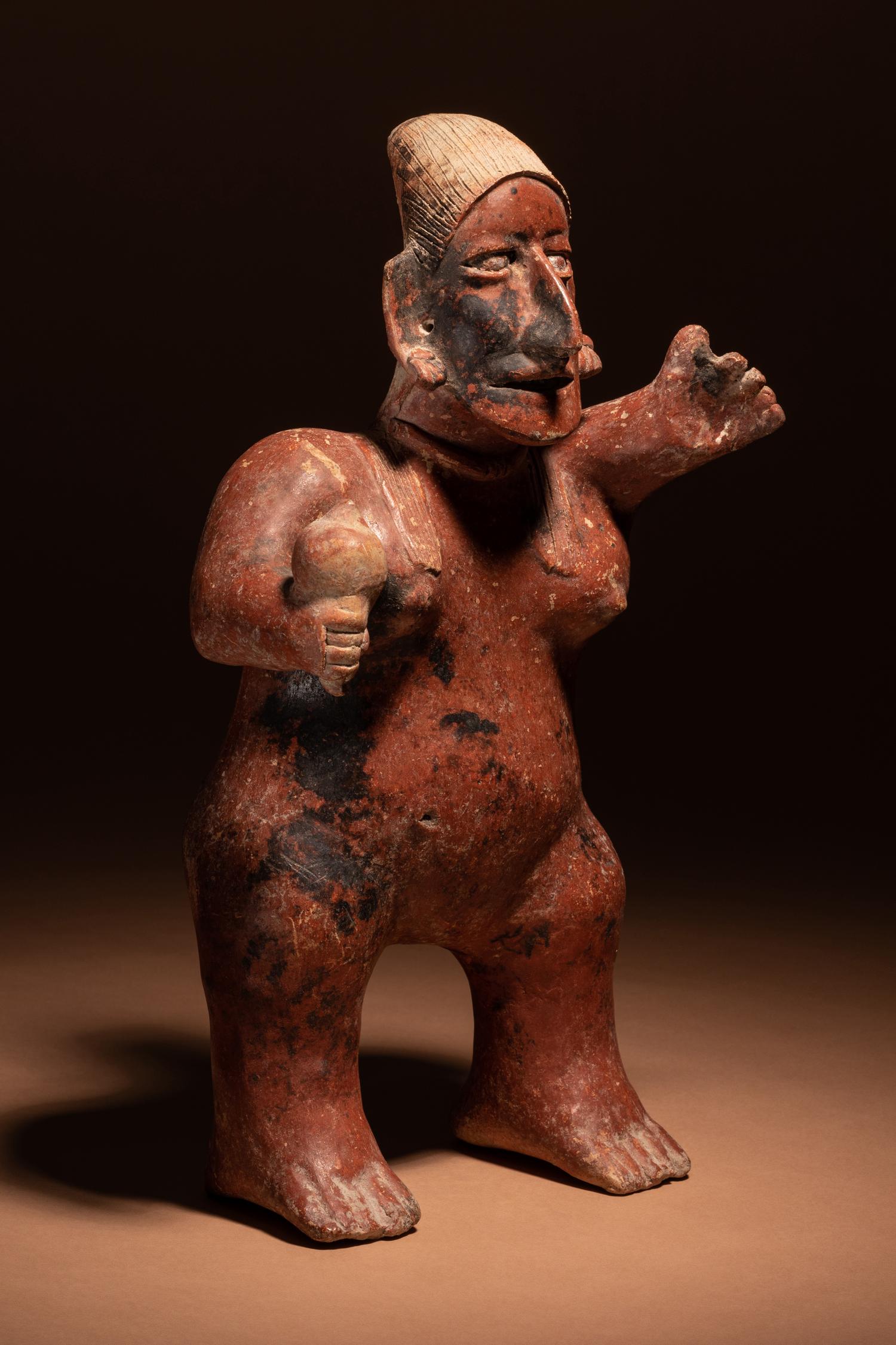 A Jalisco Terracotta Warrior Figure