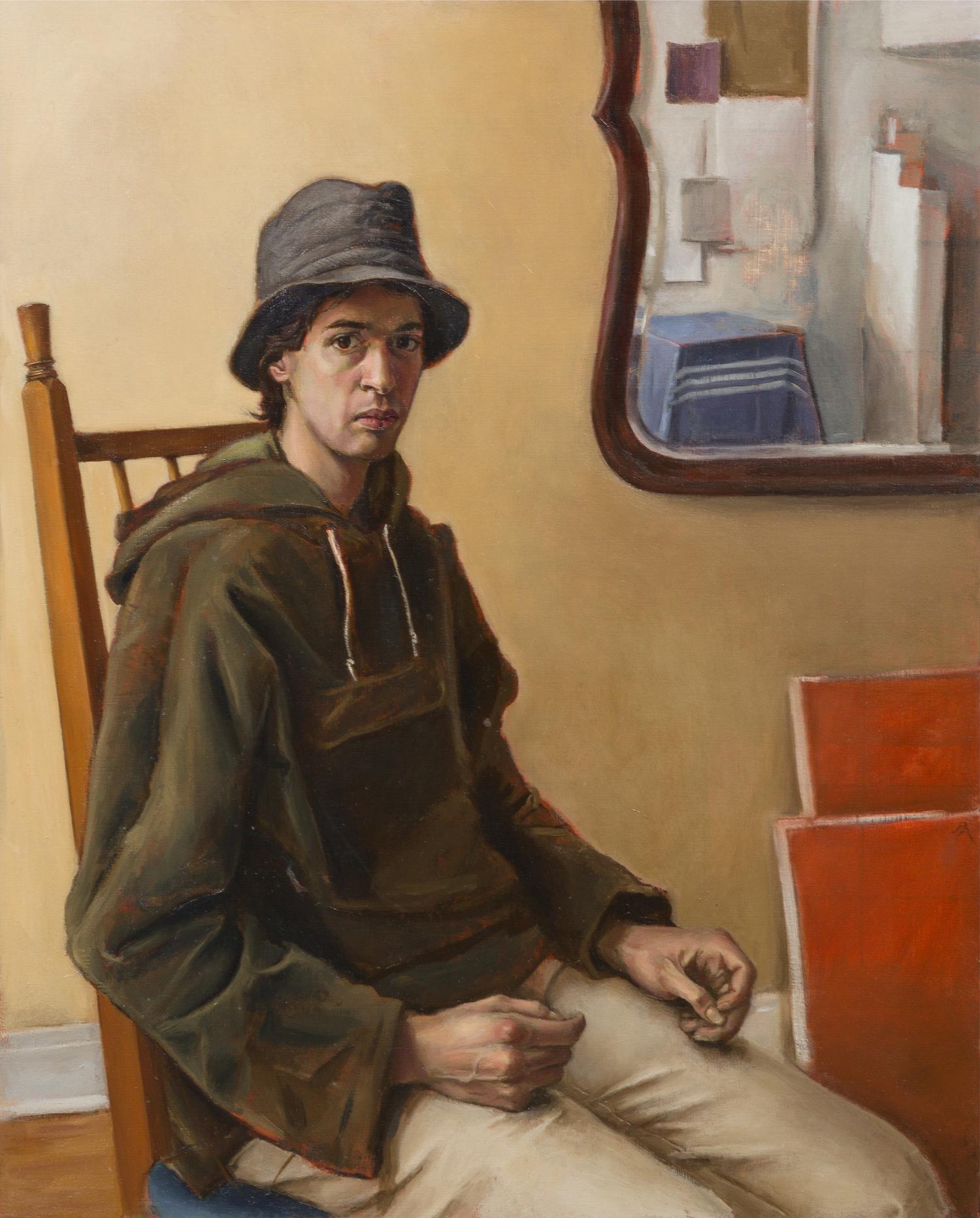 Peter Roos, (American, b. 1955), Self-Portrait
