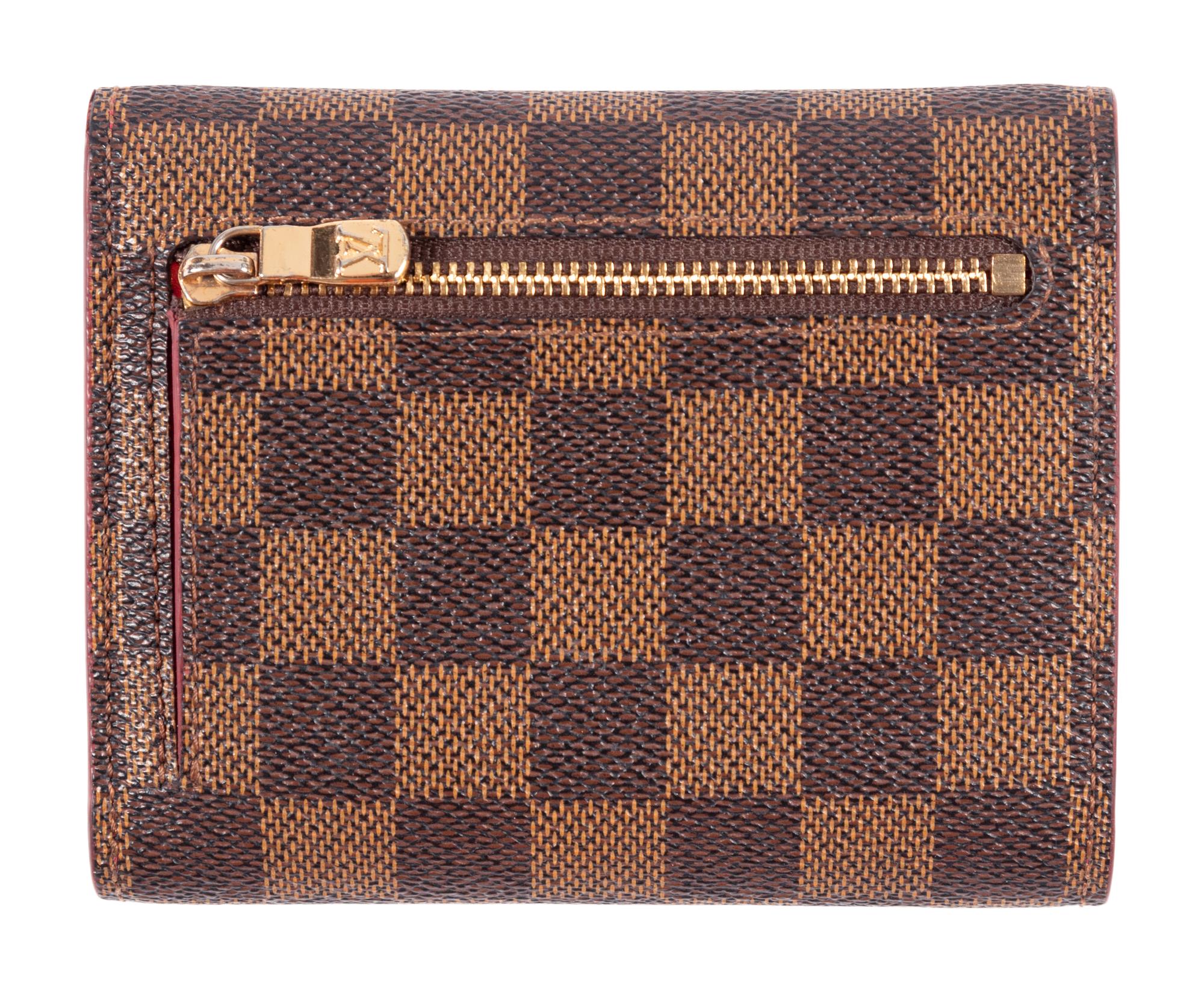 Two Louis Vuitton Items: One Damier Ebene Trevi PM Bag, One Koala Wallet, 2001-2009