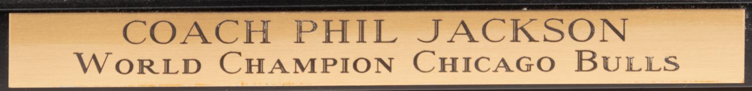 A Phil Jackson Signed Chicago Bulls Pennant,