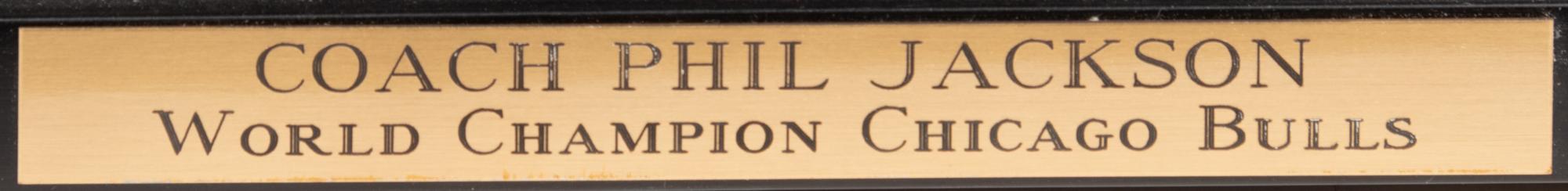 A Phil Jackson Signed Chicago Bulls Pennant,