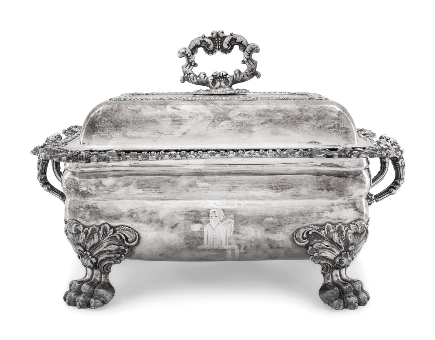 An English Silver-Plate Covered Entree