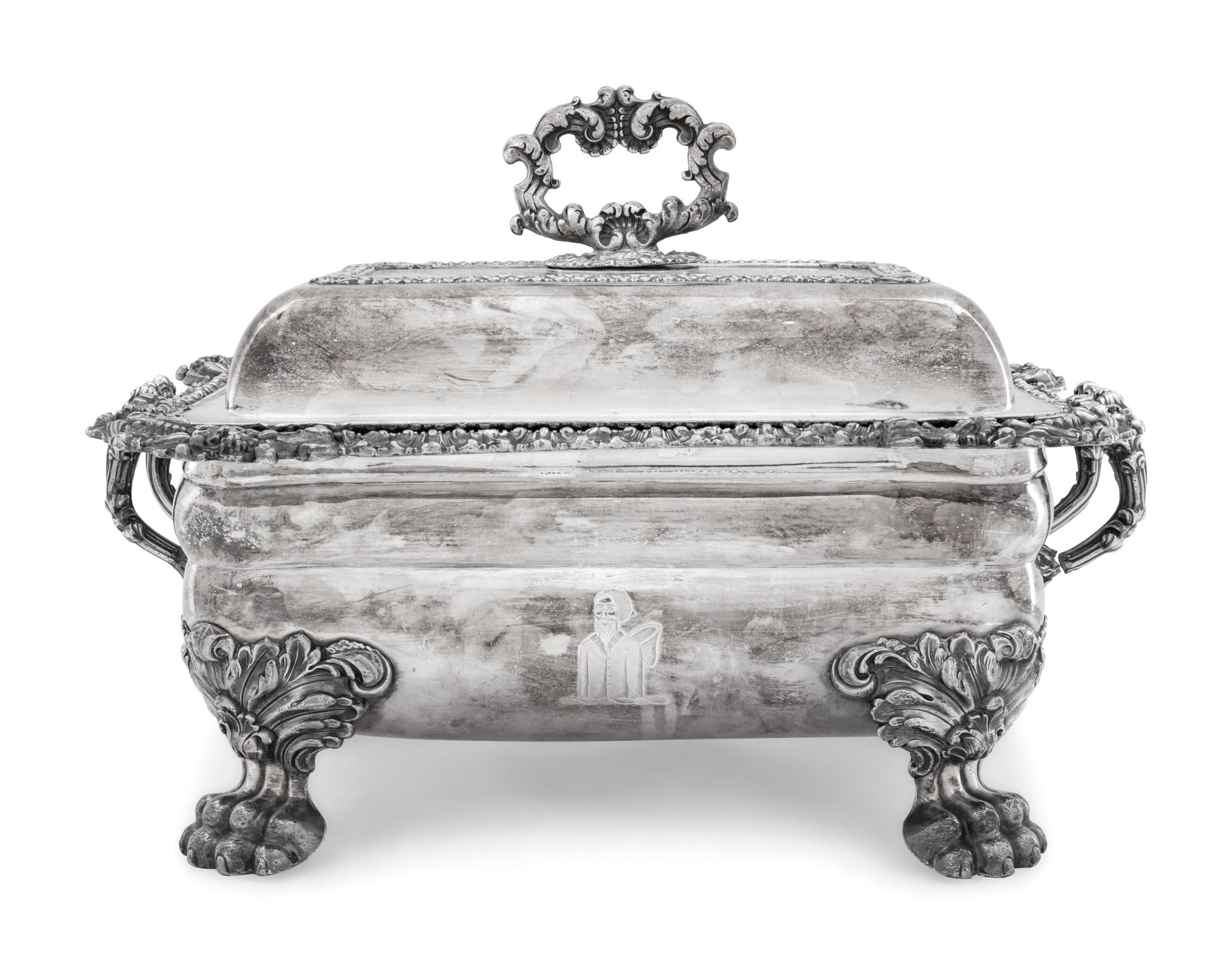 An English Silver-Plate Covered Entree