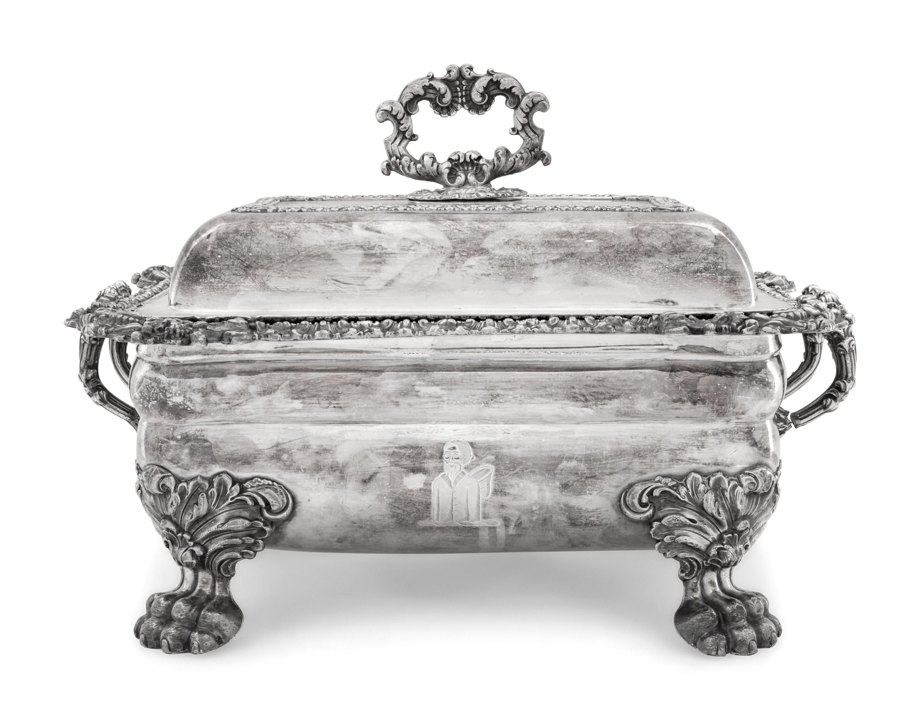 An English Silver-Plate Covered Entree