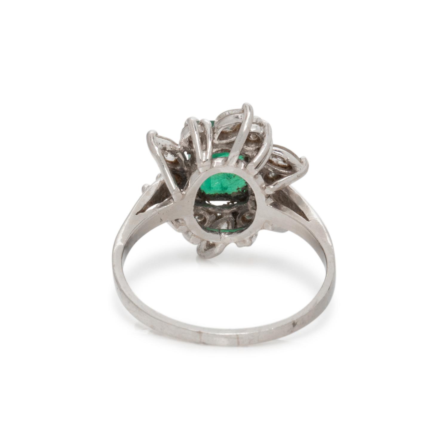 EMERALD AND DIAMOND RING