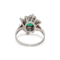 EMERALD AND DIAMOND RING