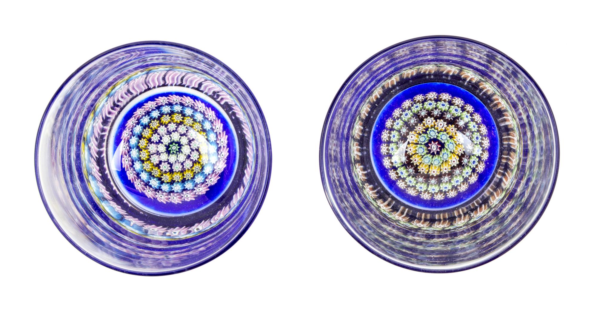 Two Perthshire Tumblers