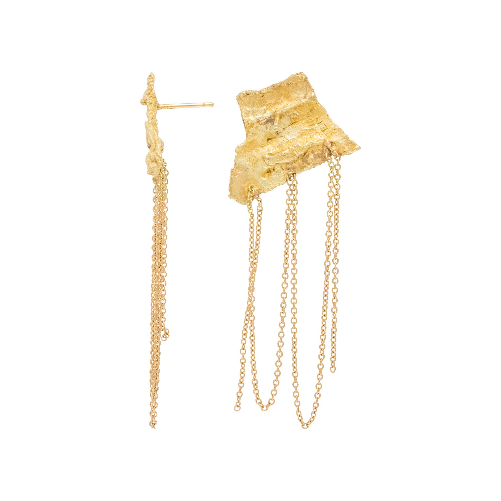 YELLOW GOLD EARRINGS