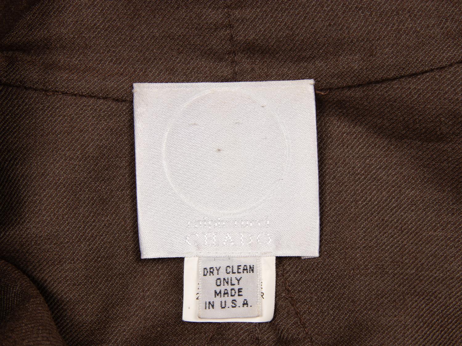 Ralph Rucci, Metallic Pewter Wool Jacket