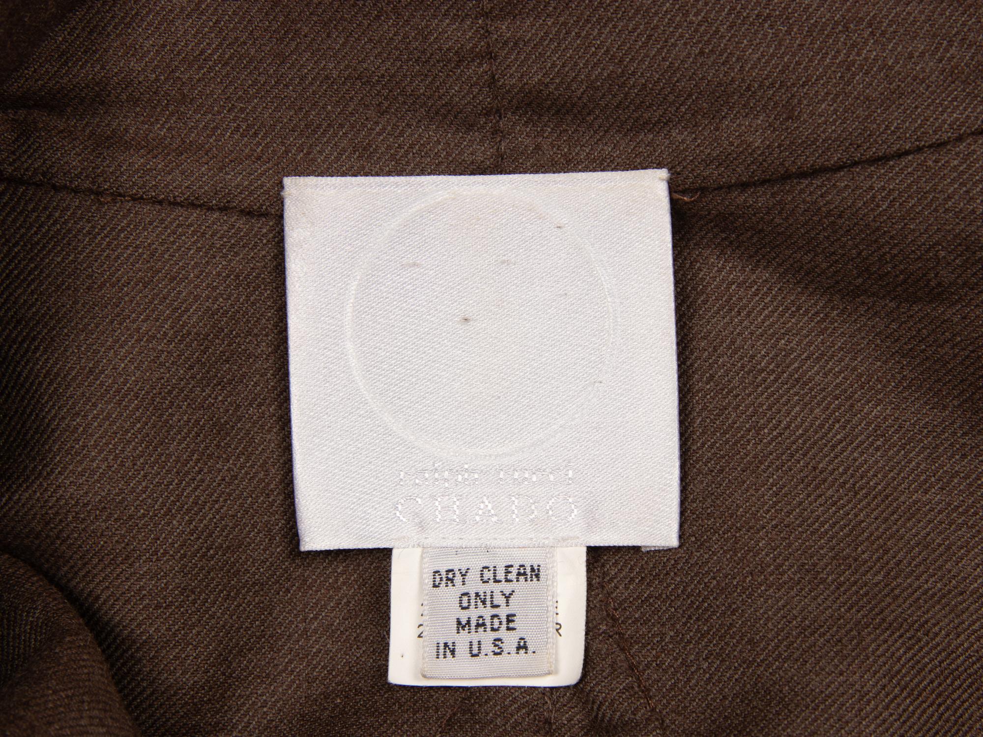 Ralph Rucci, Metallic Pewter Wool Jacket