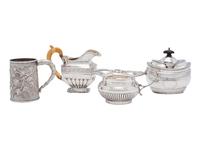 Four Silver Serving Pieces