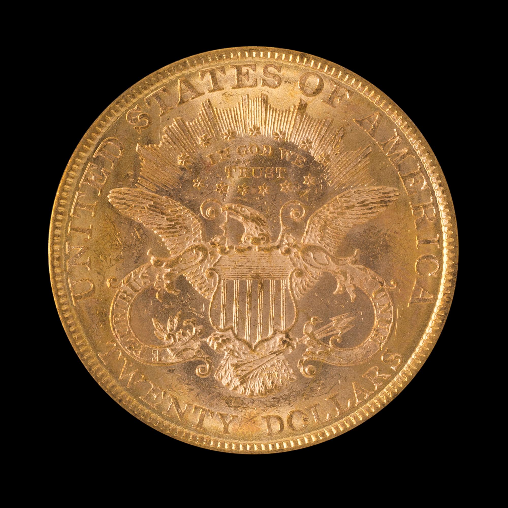 A United States 1878 Liberty Head $20 Gold Coin