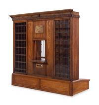 A U.S. Post Office Postal Window with Teller's Cage