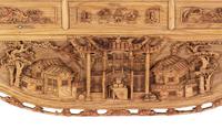 A Chinese Carved Softwood Door Frame