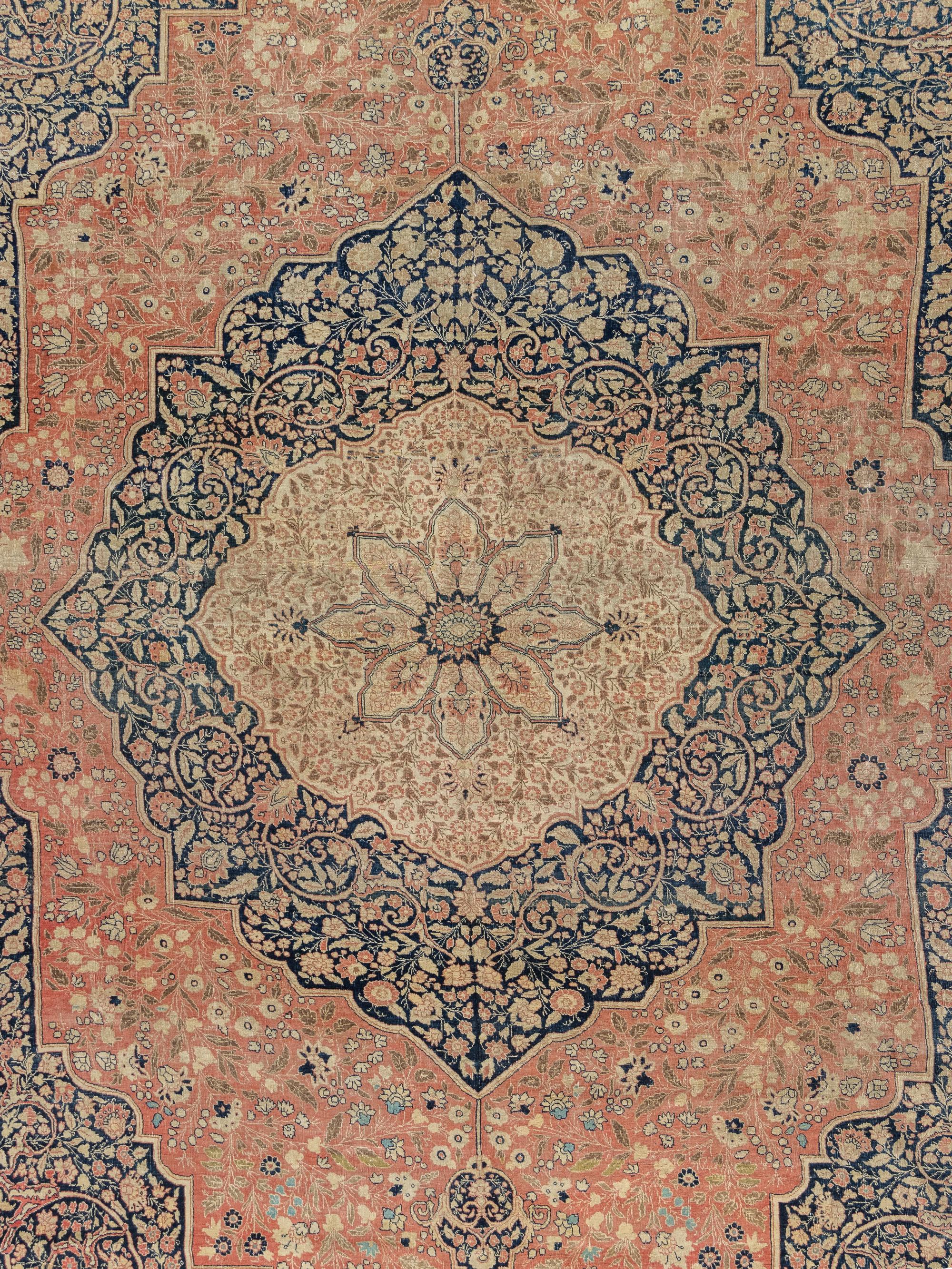 A Hadji Jalili Tabriz Wool Rug