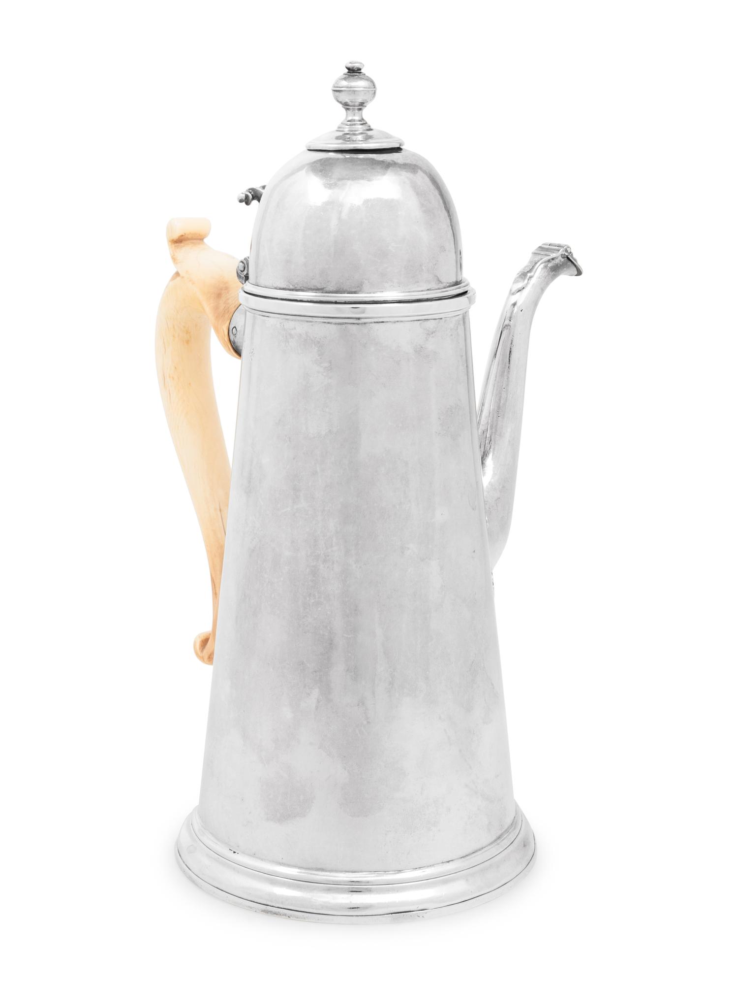 A George I Britannia Silver Coffee Pot