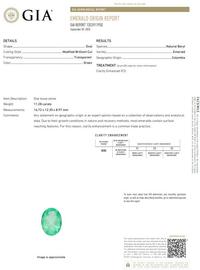 COLOMBIAN EMERALD AND DIAMOND RING