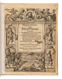 [Military History] Wallhausen, Johann Jacobi von. Manuale Militare oder Kriegsmanual...