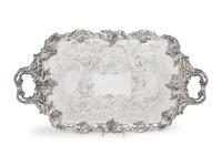 A Large Silver-Plate Serving Tray