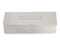 A Tiffany and Co. Silver Cigarette Box