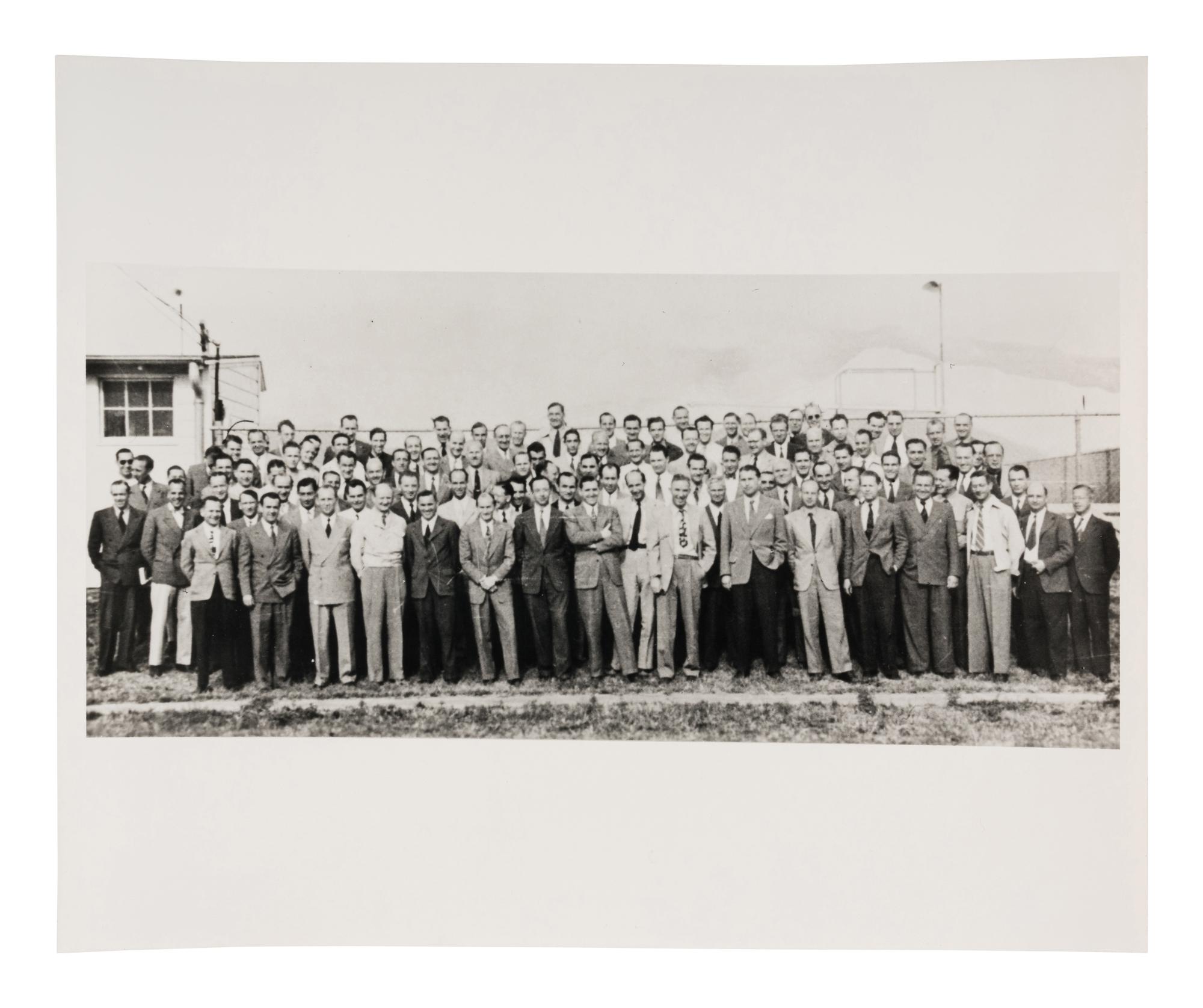 [PEENEMUNDE ARMY RESEARCH CENTER]. An archive of photographs of Wernher von Braun and the Peenemünde facility.