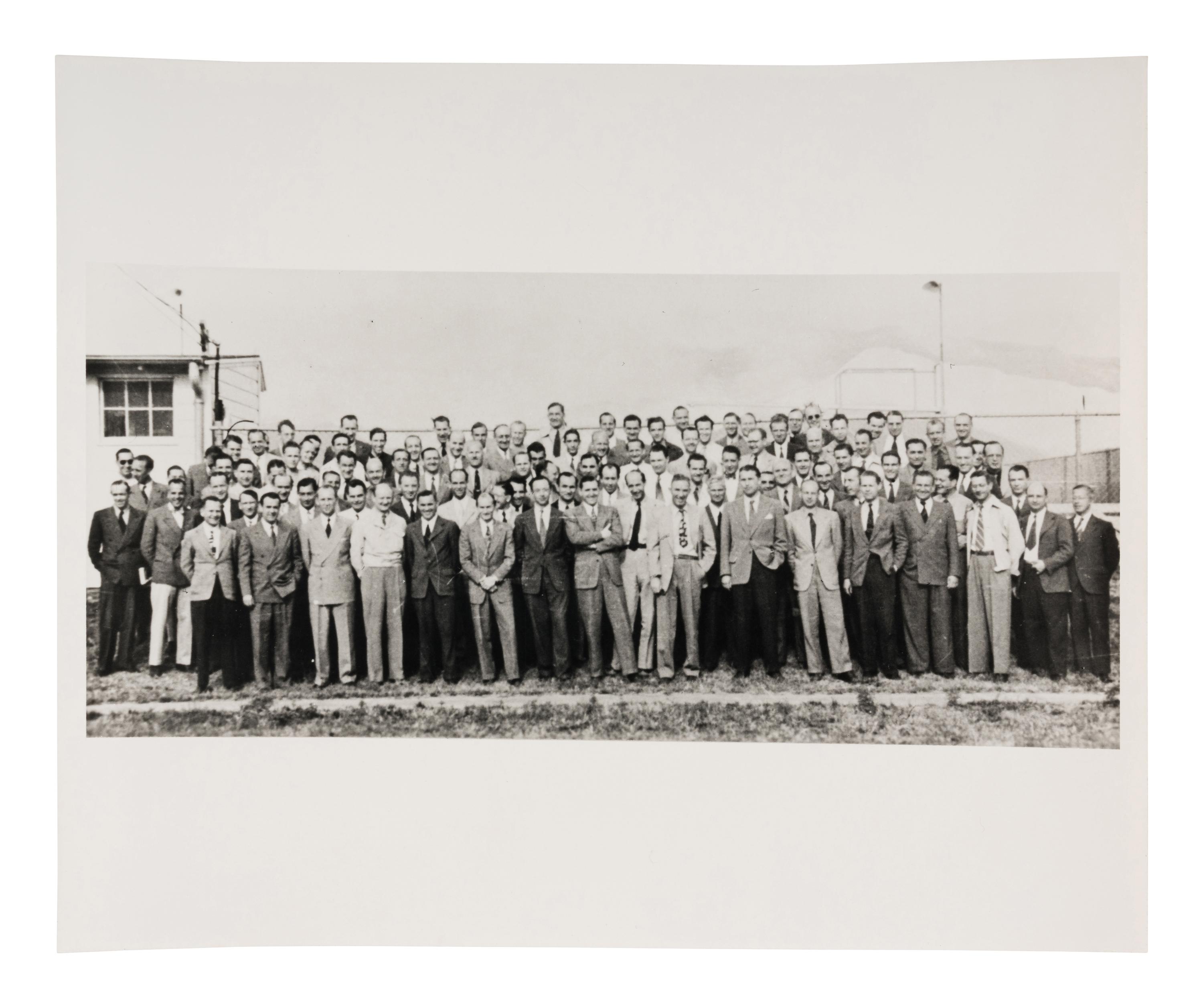 [PEENEMUNDE ARMY RESEARCH CENTER]. An archive of photographs of Wernher von Braun and the Peenemünde facility.