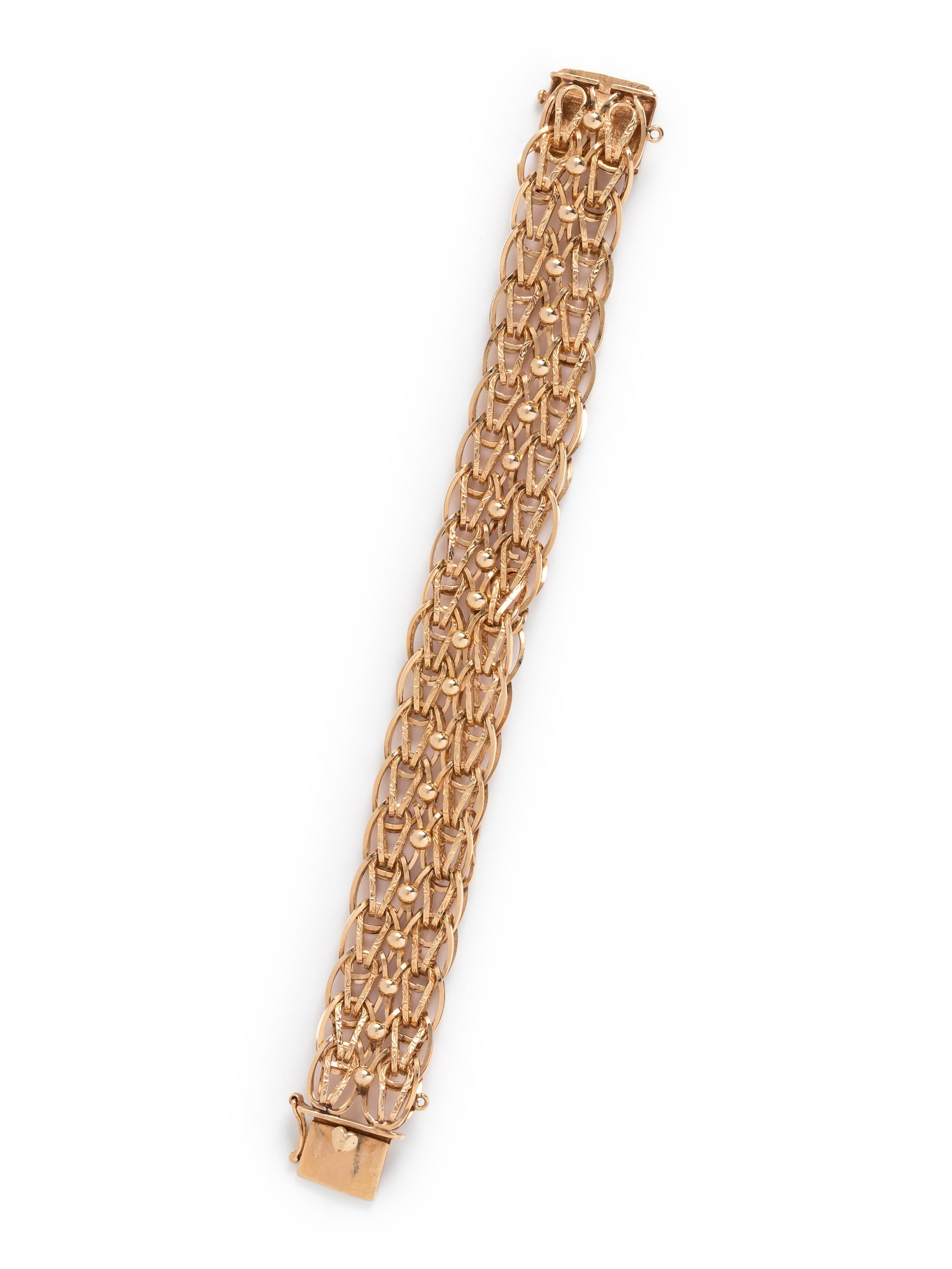 YELLOW GOLD BRACELET