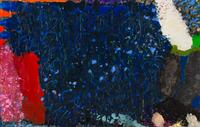 Stanley Boxer, (American, 1926-2000), Bottomlandsofsighspurged, 1990