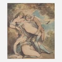 Thomas Rowlandson (British, 1756–1827) Two Maids and a Man