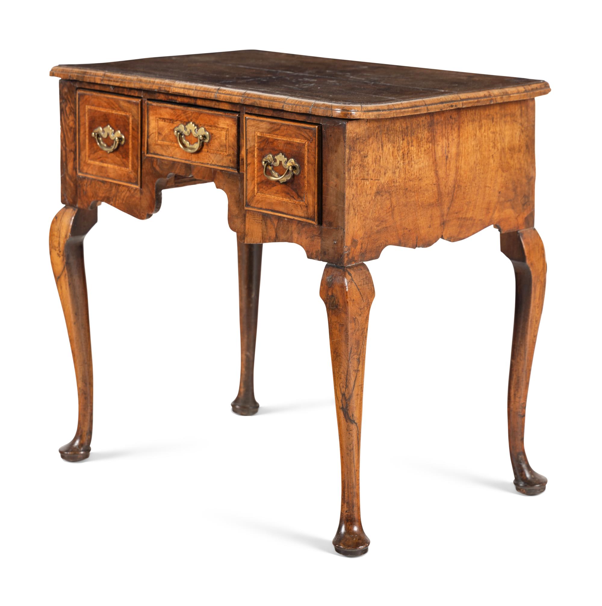 A George II Walnut Dressing Table