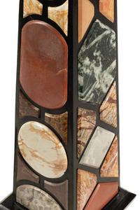 A Pair of Grand Tour Style Specimen Marble Obelisks