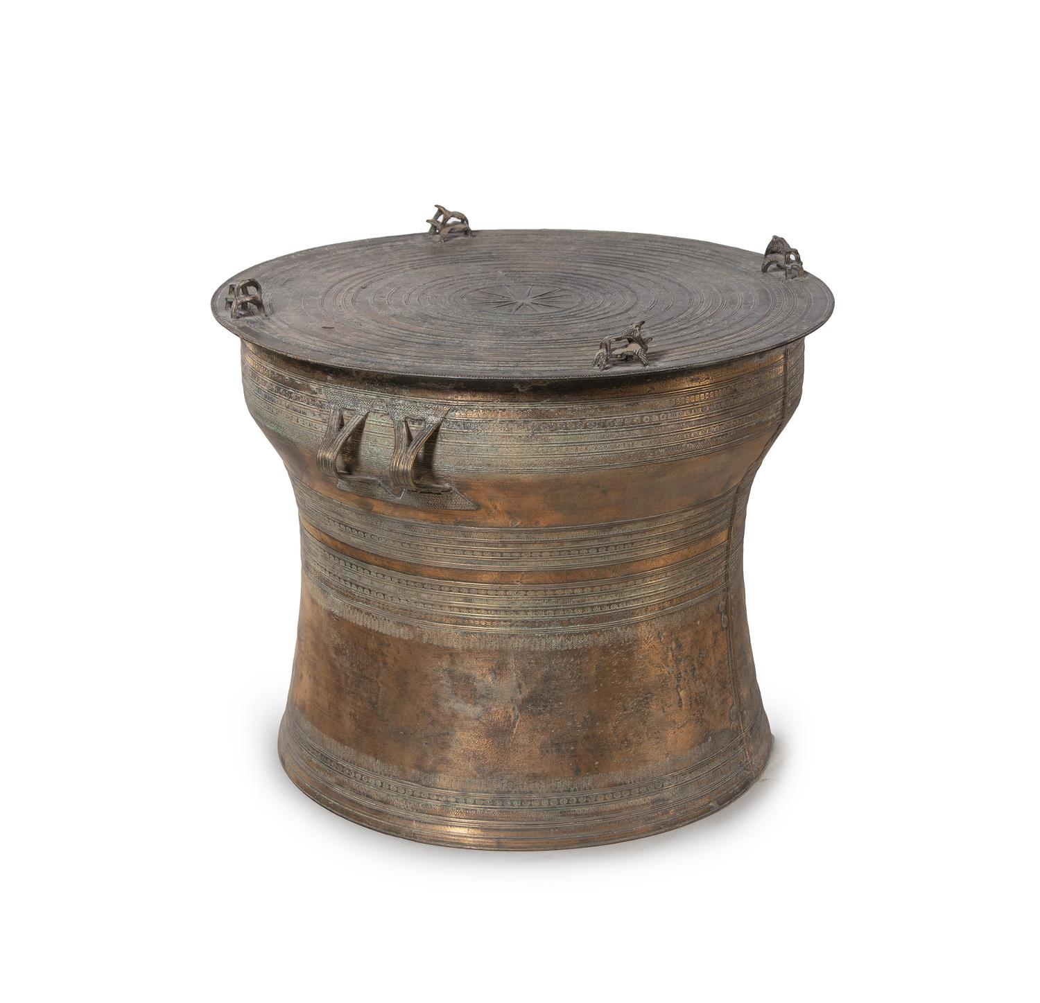 A Laotain Bronze Rain Drum