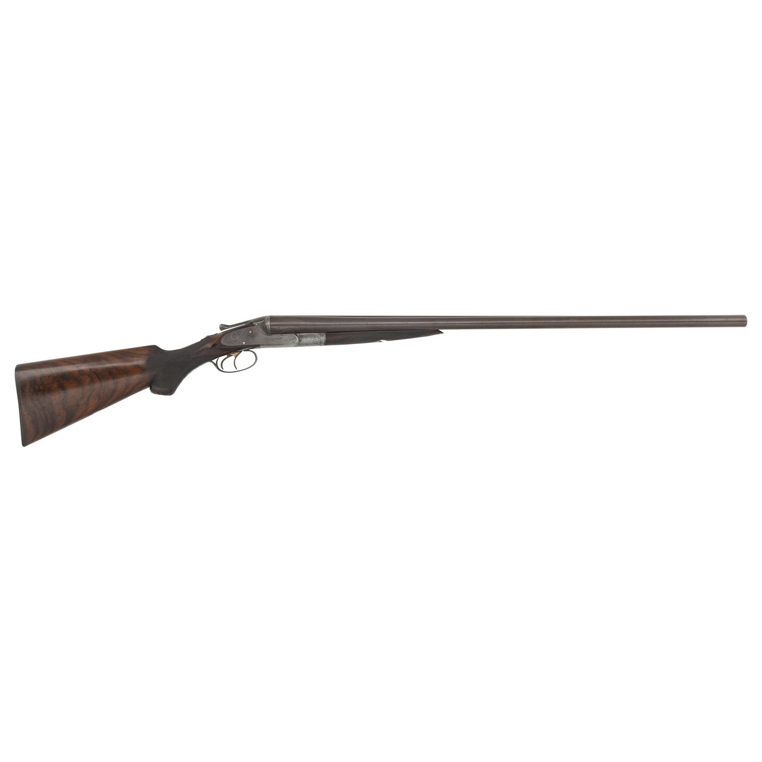 **High Quality C-Grade Lefever Arms Company SxS Hammerless with Damascus Steel Barrels
