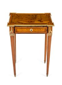 A Louis XVI Marquetry Writing Table